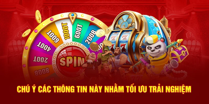 Lưu ý thông tin để cải thiện trải nghiệm